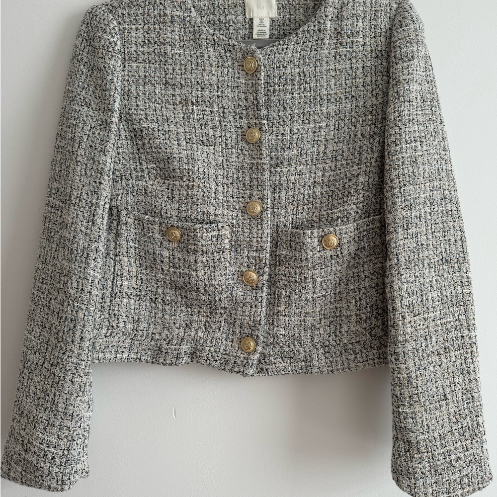H&M Gray Tweed Jacket